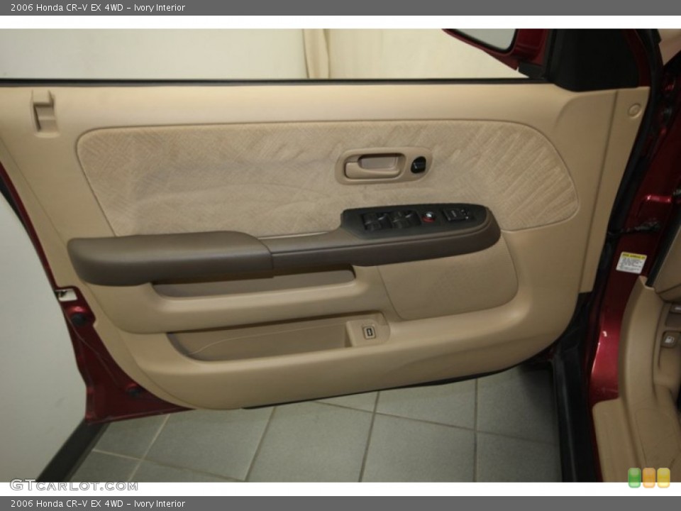 Ivory Interior Door Panel for the 2006 Honda CR-V EX 4WD #81126098