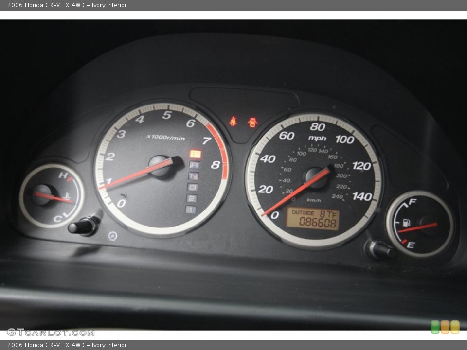 Ivory Interior Gauges for the 2006 Honda CR-V EX 4WD #81126173