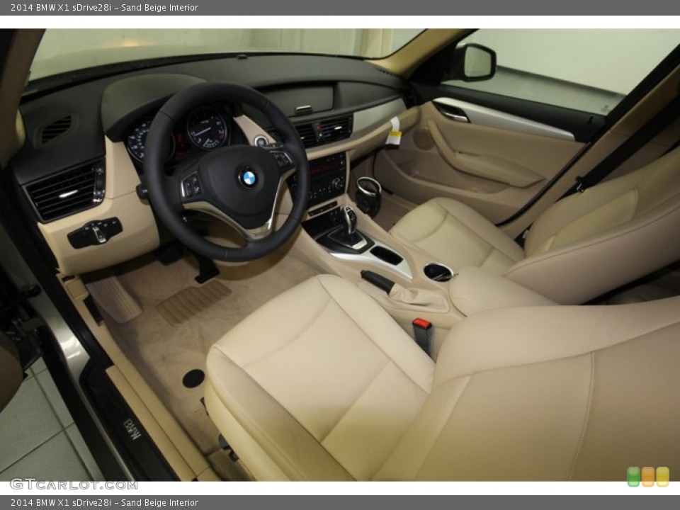 Sand Beige Interior Photo for the 2014 BMW X1 sDrive28i #81126302