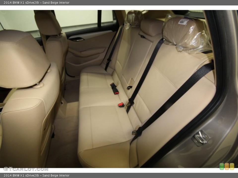 Sand Beige Interior Rear Seat for the 2014 BMW X1 sDrive28i #81126305