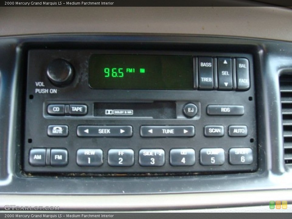 Medium Parchment Interior Audio System for the 2000 Mercury Grand Marquis LS #81129102