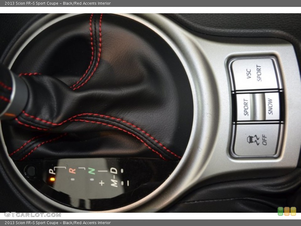 Black/Red Accents Interior Controls for the 2013 Scion FR-S Sport Coupe #81129345