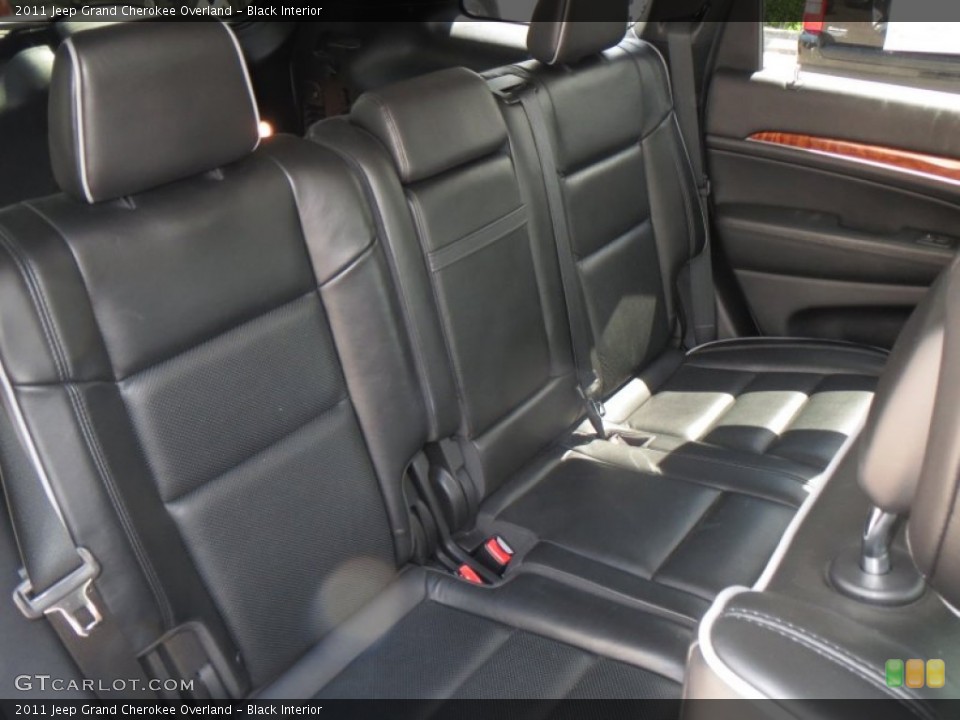 Black Interior Rear Seat for the 2011 Jeep Grand Cherokee Overland #81129457
