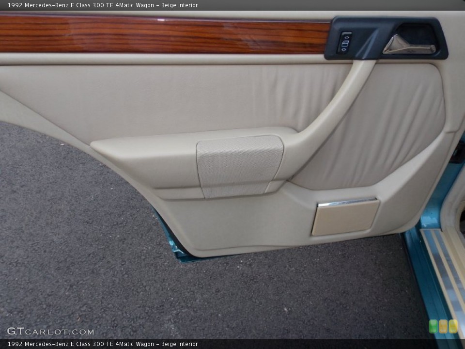 Beige Interior Door Panel for the 1992 Mercedes-Benz E Class 300 TE 4Matic Wagon #81129540