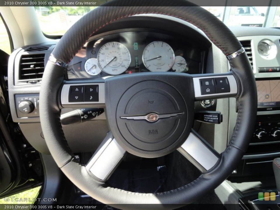 Dark Slate Gray Interior Steering Wheel for the 2010 Chrysler 300 300S V8 #81129795
