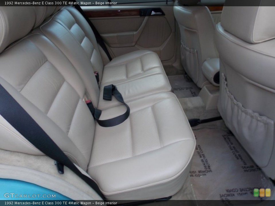 Beige Interior Rear Seat for the 1992 Mercedes-Benz E Class 300 TE 4Matic Wagon #81129837
