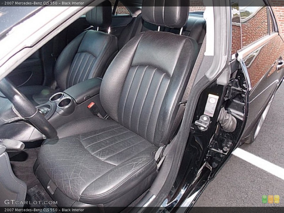 Black Interior Front Seat for the 2007 Mercedes-Benz CLS 550 #81130419