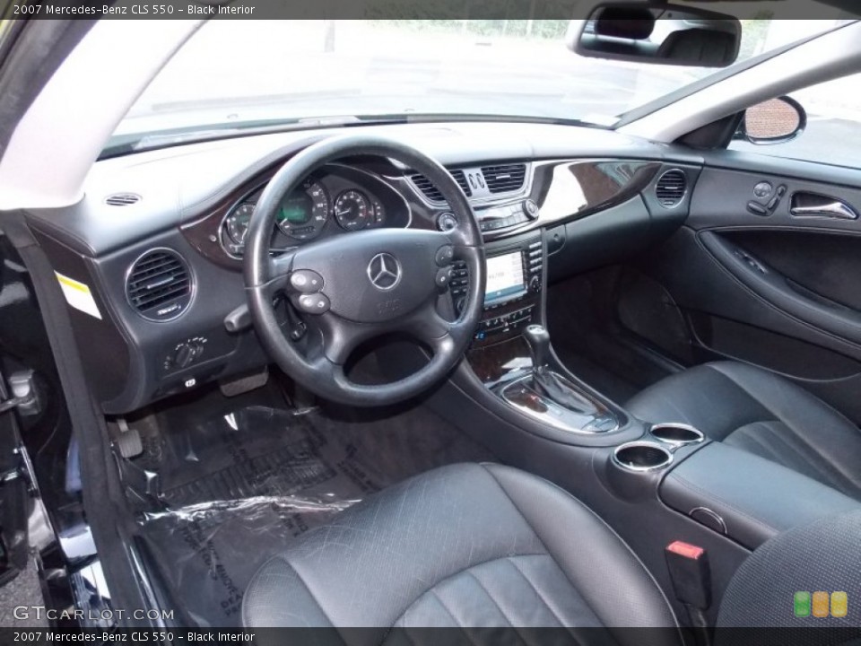 Black Interior Prime Interior for the 2007 Mercedes-Benz CLS 550 #81130469
