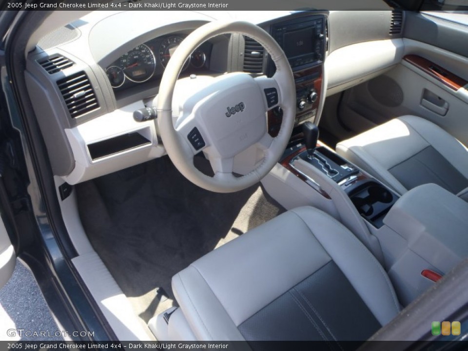 Dark Khaki/Light Graystone Interior Photo for the 2005 Jeep Grand Cherokee Limited 4x4 #81130483