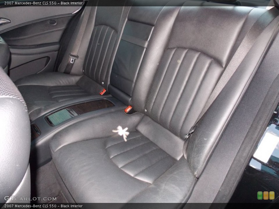Black Interior Rear Seat for the 2007 Mercedes-Benz CLS 550 #81130557