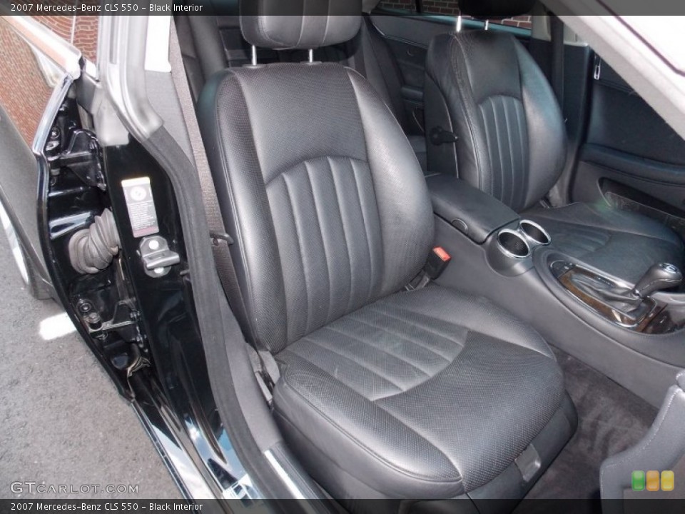 Black Interior Front Seat for the 2007 Mercedes-Benz CLS 550 #81130622