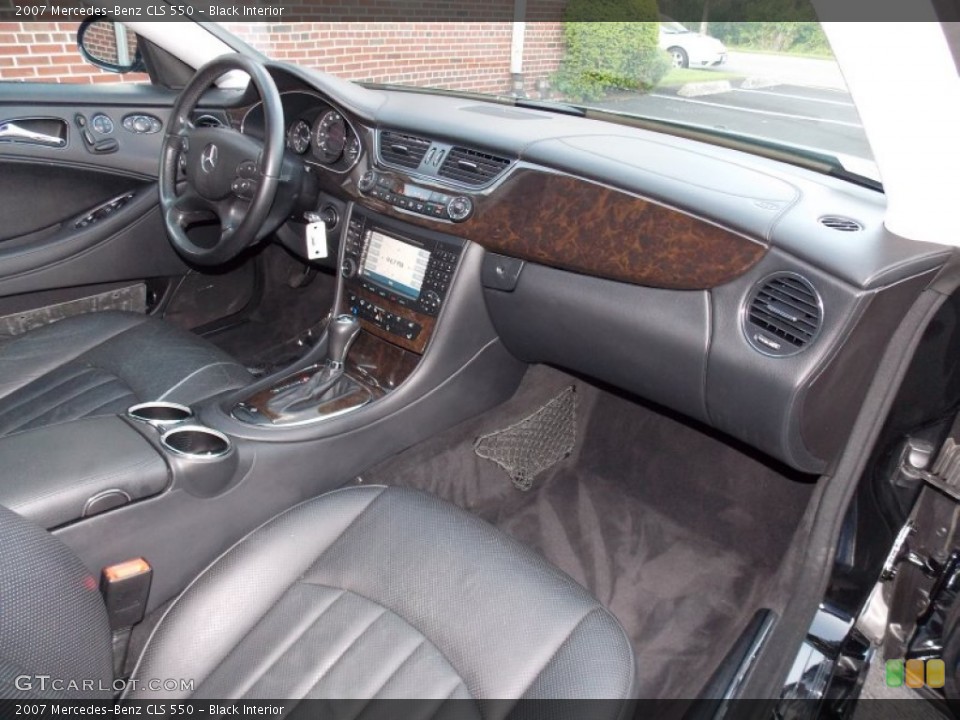 Black Interior Dashboard for the 2007 Mercedes-Benz CLS 550 #81130674