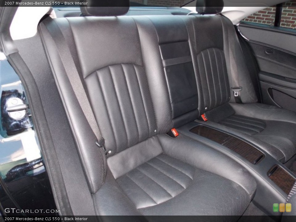 Black Interior Rear Seat for the 2007 Mercedes-Benz CLS 550 #81130726