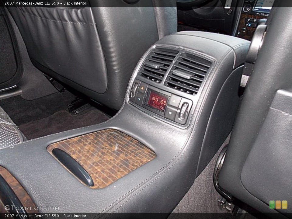 Black Interior Rear Seat for the 2007 Mercedes-Benz CLS 550 #81130782