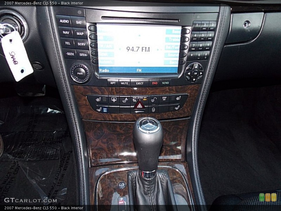 Black Interior Controls for the 2007 Mercedes-Benz CLS 550 #81130980