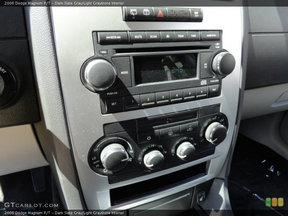 Dark Slate Gray/Light Graystone Interior Controls for the 2006 Dodge Magnum R/T #81131858