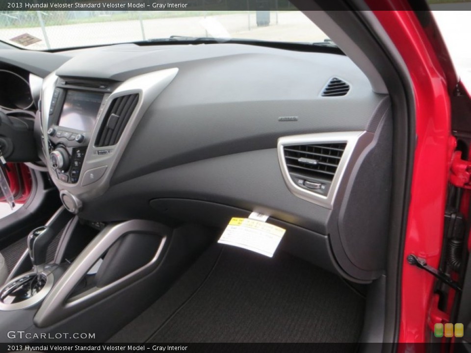 Gray Interior Dashboard for the 2013 Hyundai Veloster  #81132138