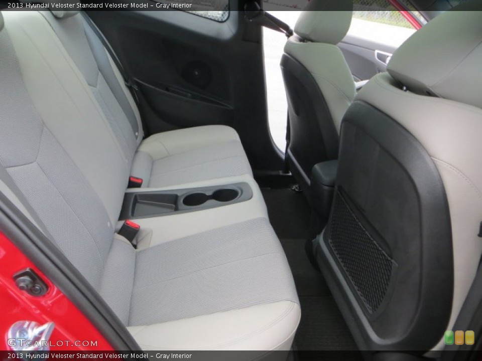 Gray Interior Rear Seat for the 2013 Hyundai Veloster  #81132185