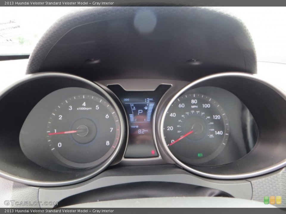 Gray Interior Gauges for the 2013 Hyundai Veloster  #81132426