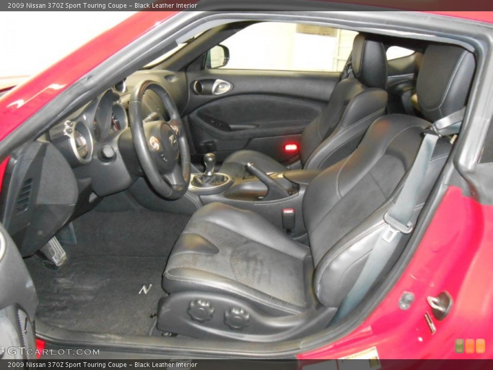 Black Leather Interior Photo for the 2009 Nissan 370Z Sport Touring Coupe #81132486