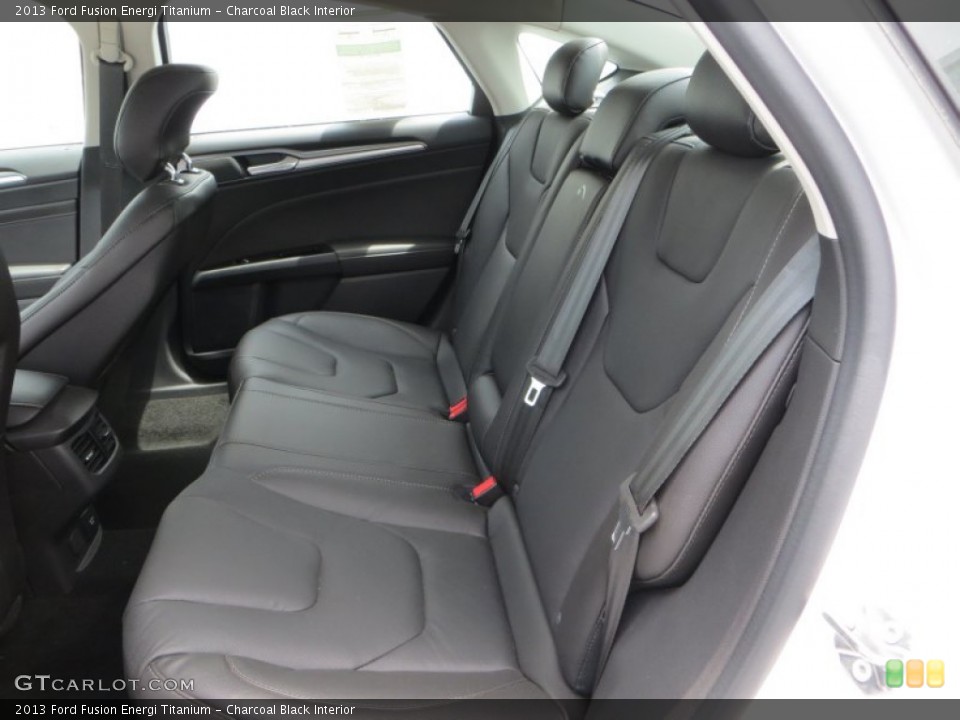 Charcoal Black Interior Rear Seat for the 2013 Ford Fusion Energi Titanium #81133587