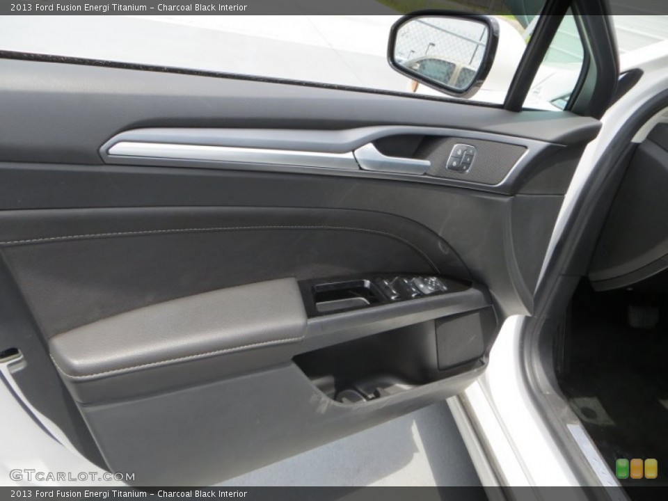 Charcoal Black Interior Door Panel for the 2013 Ford Fusion Energi Titanium #81133608