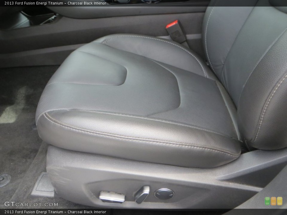 Charcoal Black Interior Front Seat for the 2013 Ford Fusion Energi Titanium #81133648