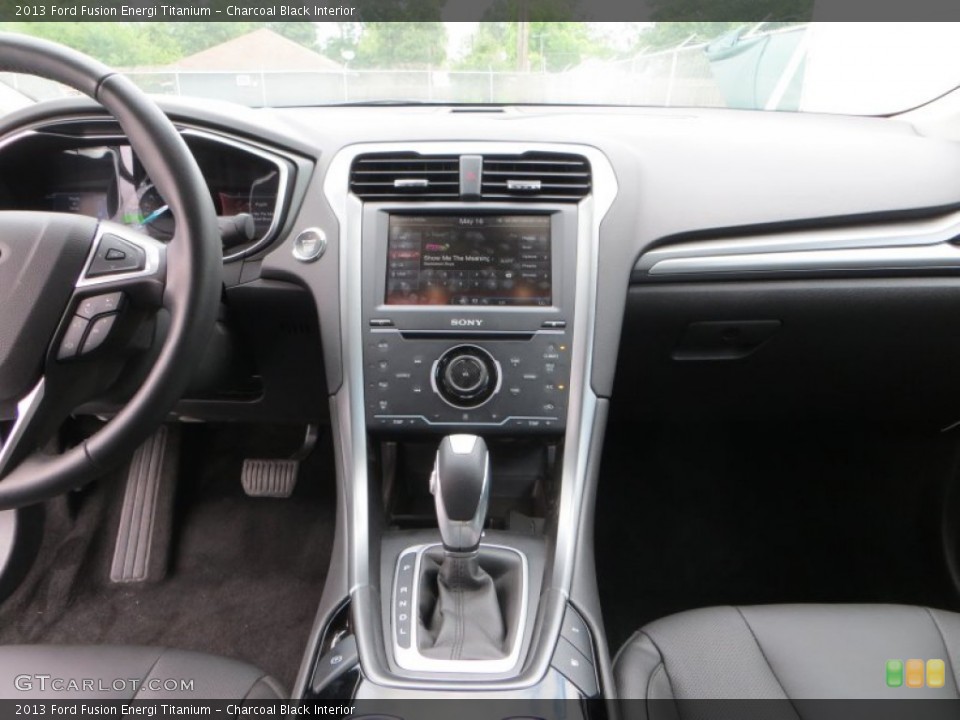 Charcoal Black Interior Controls for the 2013 Ford Fusion Energi Titanium #81133716