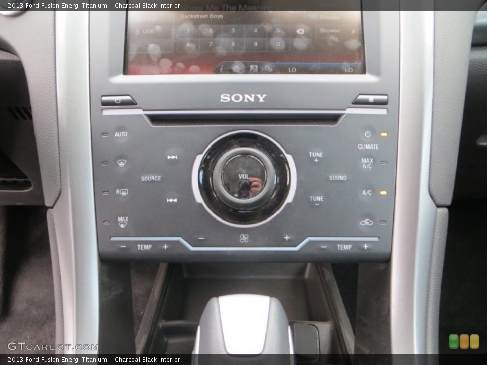 Charcoal Black Interior Controls for the 2013 Ford Fusion Energi Titanium #81133758