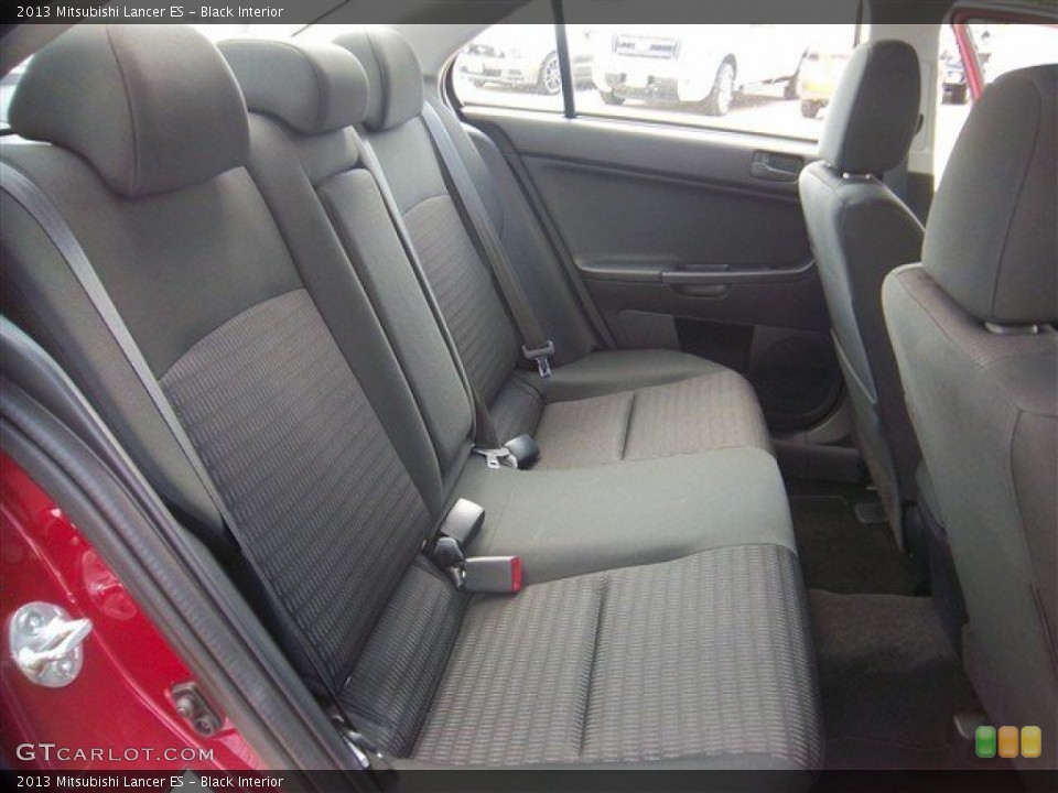Black Interior Rear Seat for the 2013 Mitsubishi Lancer ES #81133767
