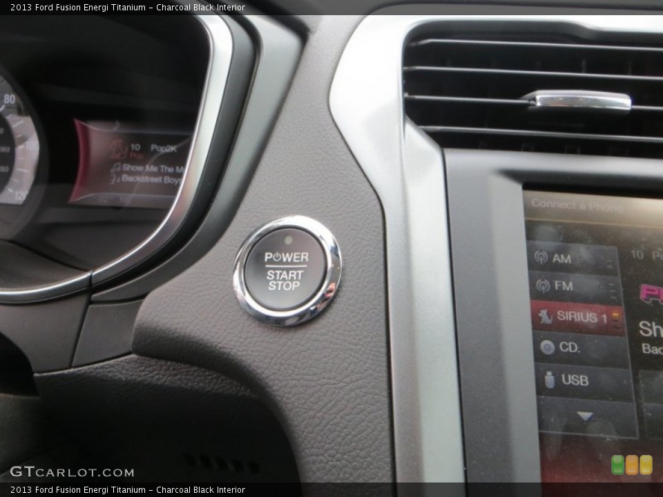Charcoal Black Interior Controls for the 2013 Ford Fusion Energi Titanium #81133800