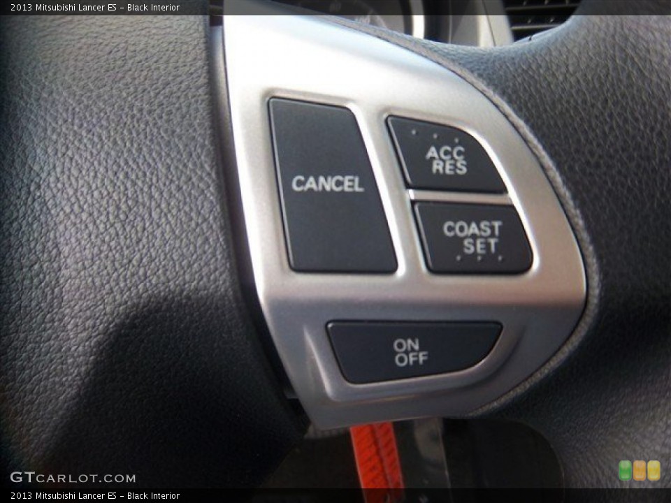 Black Interior Controls for the 2013 Mitsubishi Lancer ES #81133848