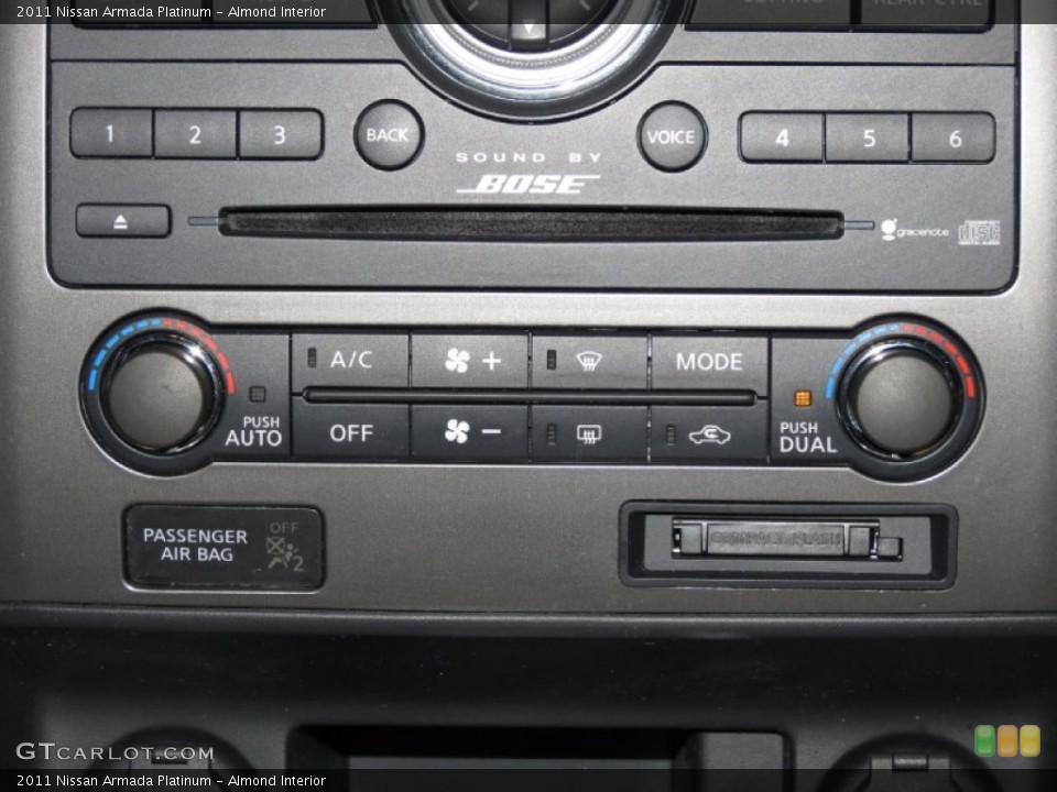 Almond Interior Controls for the 2011 Nissan Armada Platinum #81134280