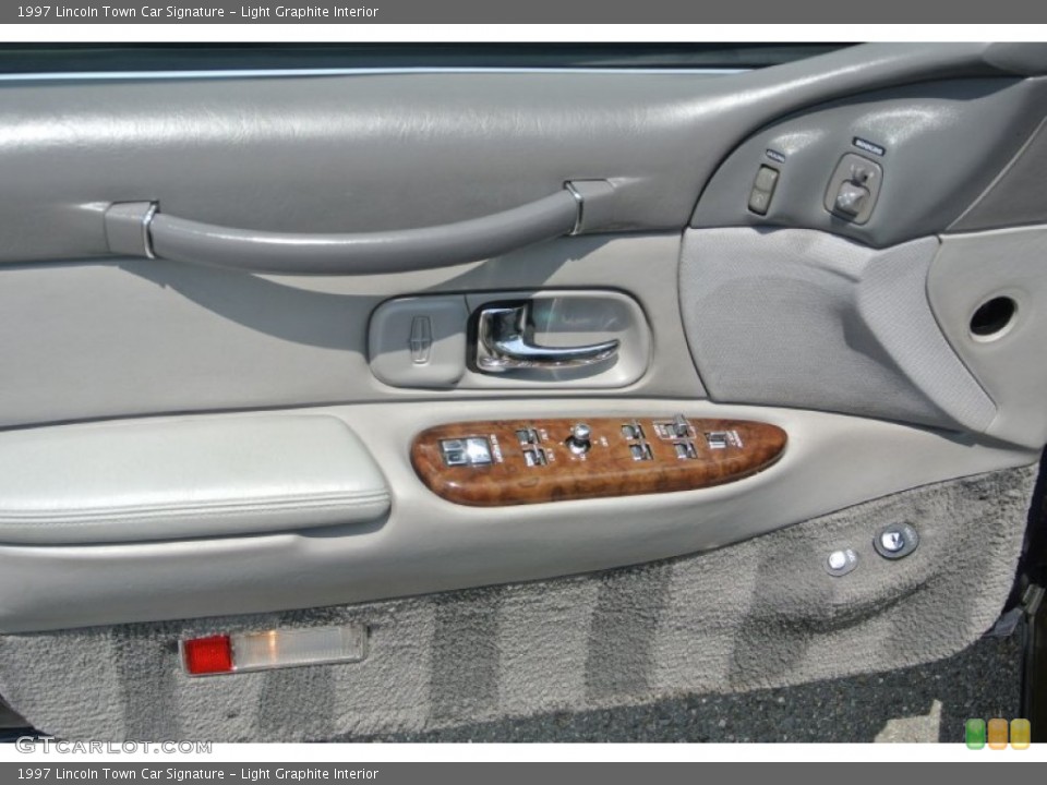 Light Graphite Interior Door Panel for the 1997 Lincoln Town Car Signature #81134378
