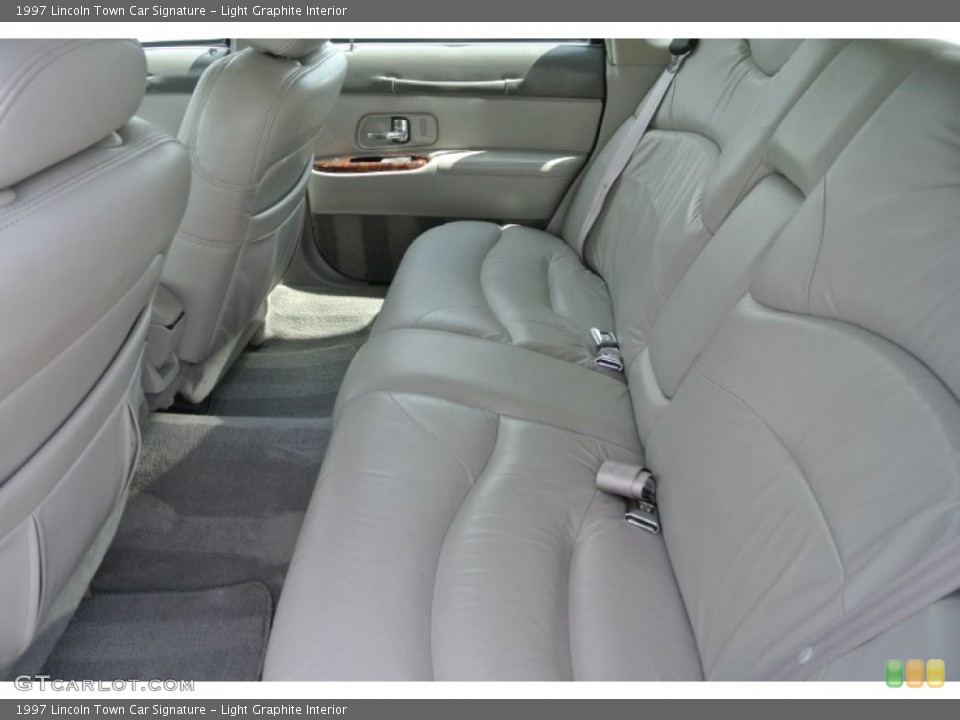Light Graphite Interior Rear Seat for the 1997 Lincoln Town Car Signature #81134483
