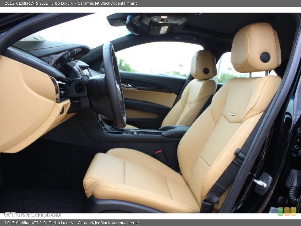 Caramel/Jet Black Accents Interior Photo for the 2013 Cadillac ATS 2.0L Turbo Luxury #81134532