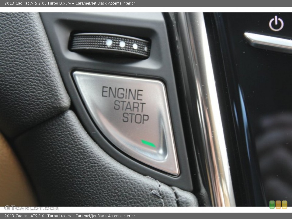 Caramel/Jet Black Accents Interior Controls for the 2013 Cadillac ATS 2.0L Turbo Luxury #81134799