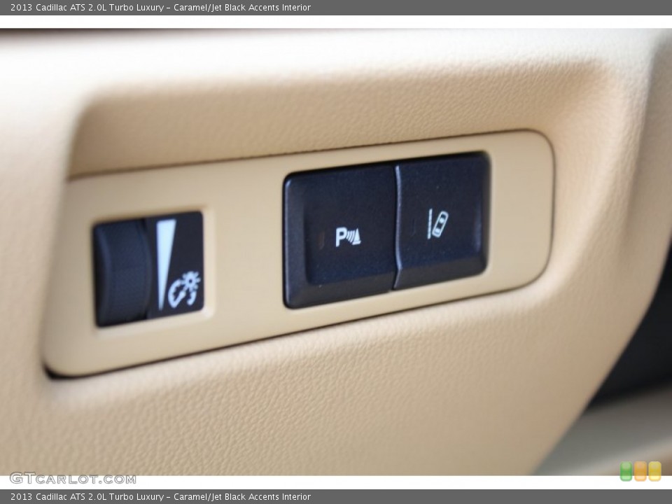 Caramel/Jet Black Accents Interior Controls for the 2013 Cadillac ATS 2.0L Turbo Luxury #81134947
