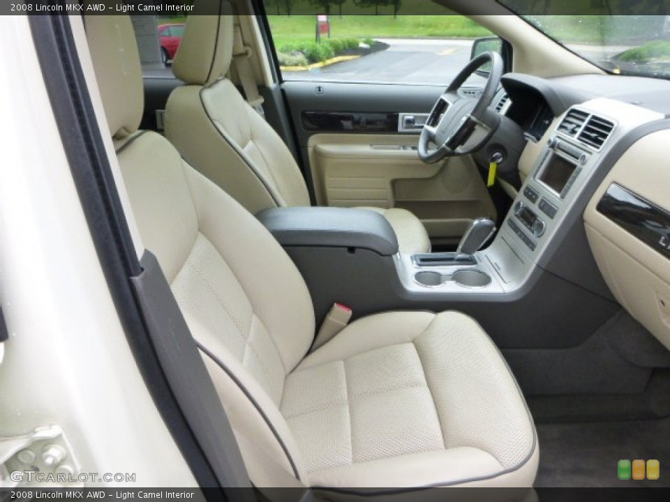 Light Camel Interior Photo for the 2008 Lincoln MKX AWD #81135228