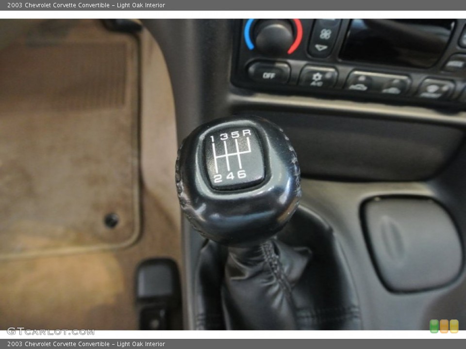 Light Oak Interior Transmission for the 2003 Chevrolet Corvette Convertible #81135507