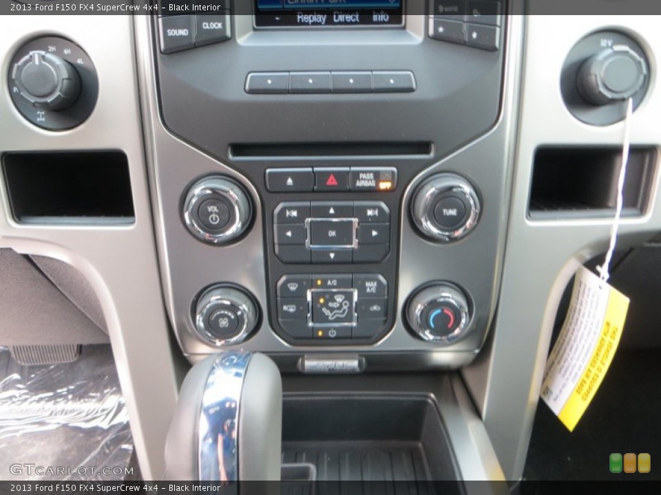Black Interior Controls for the 2013 Ford F150 FX4 SuperCrew 4x4 #81136103