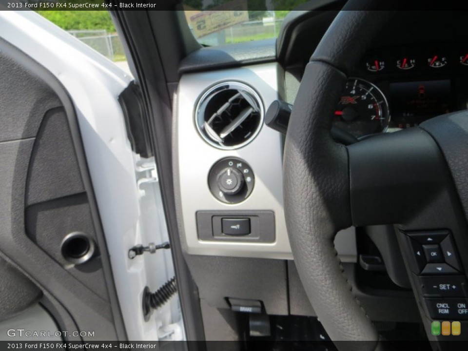 Black Interior Controls for the 2013 Ford F150 FX4 SuperCrew 4x4 #81136191