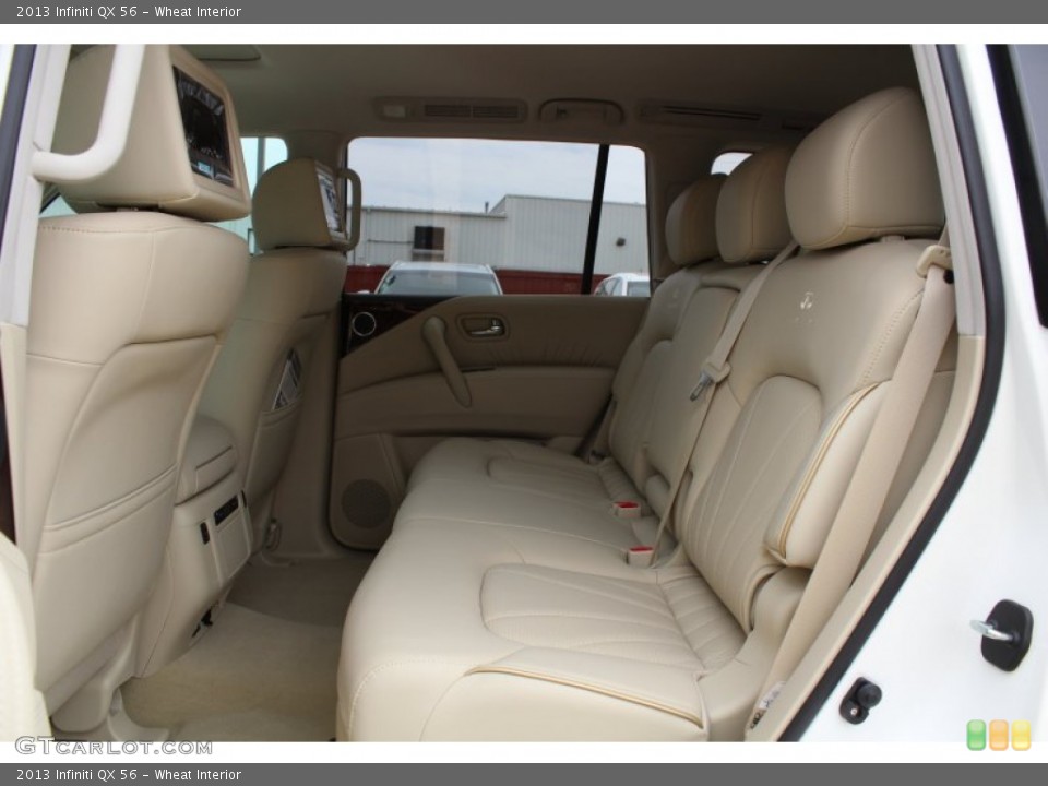 Wheat Interior Rear Seat for the 2013 Infiniti QX 56 #81136477