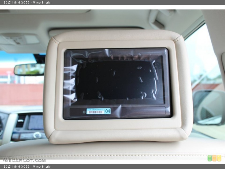 Wheat Interior Entertainment System for the 2013 Infiniti QX 56 #81136680