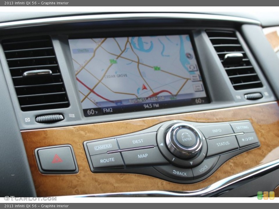 Graphite Interior Navigation for the 2013 Infiniti QX 56 #81137745