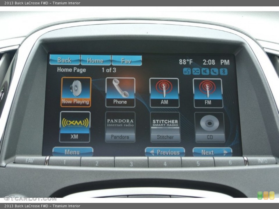 Titanium Interior Controls for the 2013 Buick LaCrosse FWD #81138273