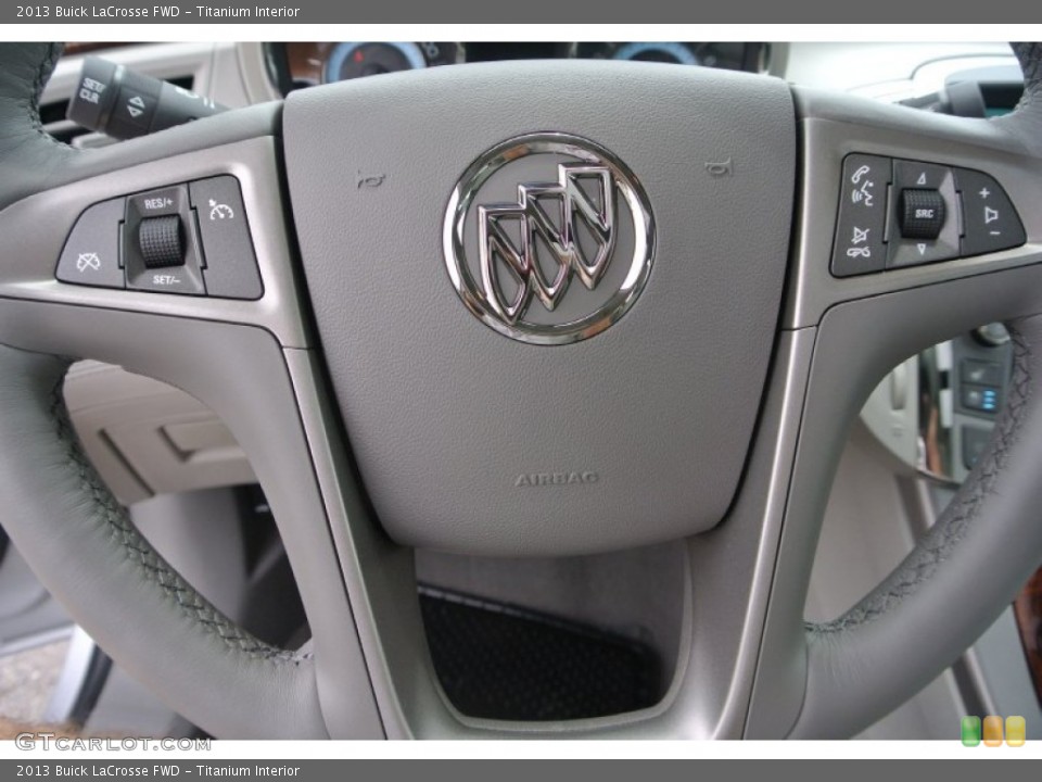 Titanium Interior Steering Wheel for the 2013 Buick LaCrosse FWD #81138340