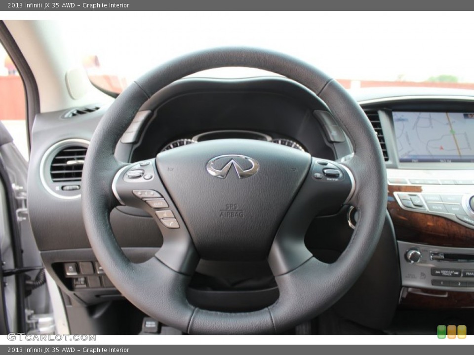 Graphite Interior Steering Wheel for the 2013 Infiniti JX 35 AWD #81138556