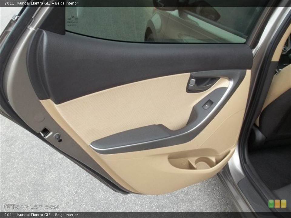 Beige Interior Door Panel for the 2011 Hyundai Elantra GLS #81138729