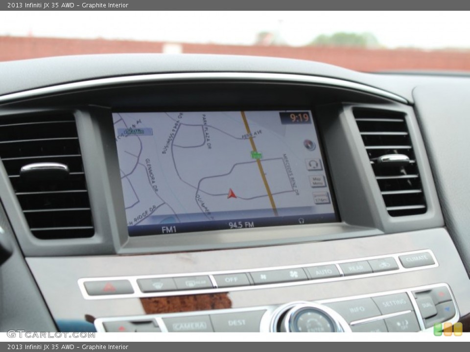 Graphite Interior Navigation for the 2013 Infiniti JX 35 AWD #81138903